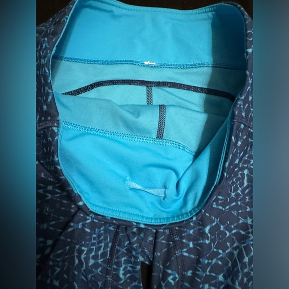 Lululemon athletica Speed Track Short Samba Snake Kayak Blue Hero Blue - Picture 5 of 8